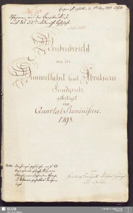 Grubenbericht von der Himmelfahrt samt Abraham Fundgrube - 17.6256 4.