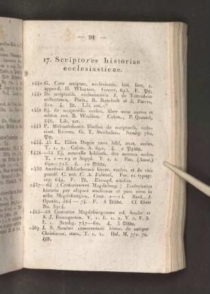 17. Scriptores historiae ecclesiasticae.