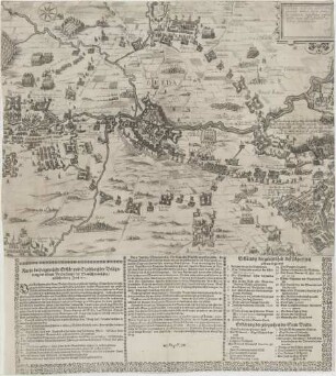 Kurtze doch eigentliche Erklaer: und Erzehlung der Belaege=/ rung der Statt Breda/ sampt der Statischen außzug// geschehen den 5 Junij 1625.