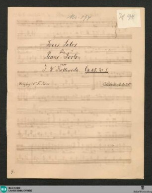 Tempo di Minuetto - JWK Mus.Ms. 194 : pf; a; op. 68/1, StrK 68/1