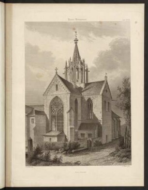 Taf. XVIII, Kloster Bebenhausen, Cisterzienser-Abtei (perspektivische Ansicht)