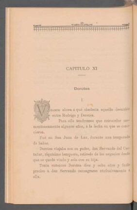 Capítulo XI - Dorotea