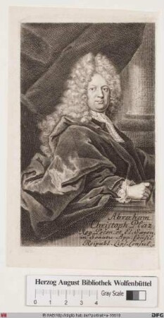 Bildnis des Abraham Christoph Plaz