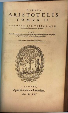 Aristotelus Tu Stageiritu Ta Sōzomena, 2. Librorvm Aristotelis Qvæ non extant, Fragmenta quædam
