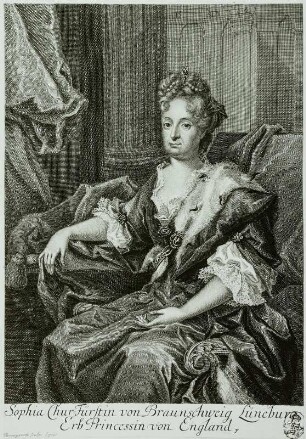 Bildnis Sophia Kurfürstin von Braunschweig-Lüneburg, Erbprinzessin von England