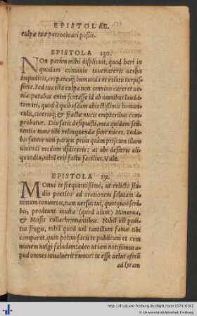 Epistola 130 – Epistola 139