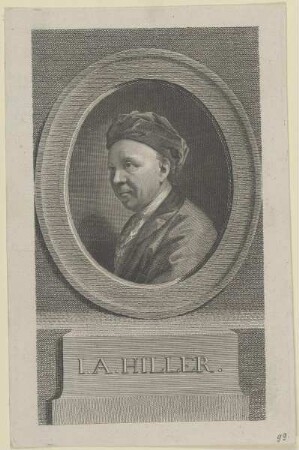 Bildnis des I. A. Hiller
