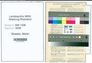 Entnazifizierung Martin Straeten , geb. 17.03.1900 (Landwirt)