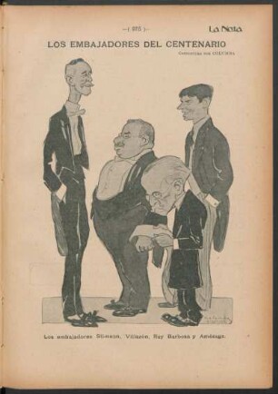 Los embajadores del centenario