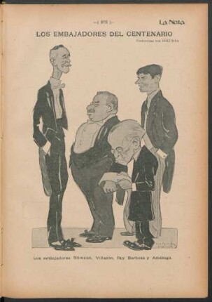 Los embajadores del centenario