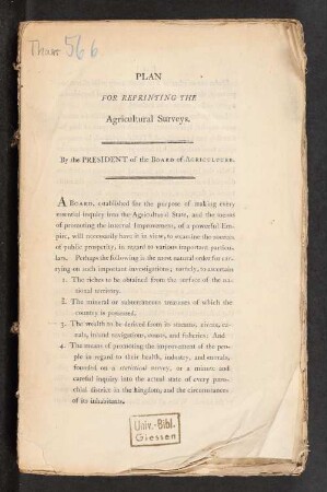 General view of the agriculture of the County of Stafford: with observations on the means of its improvement