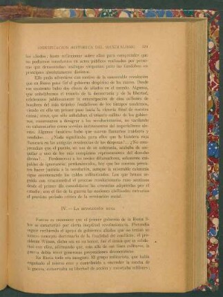 IV. - La revolución rusa