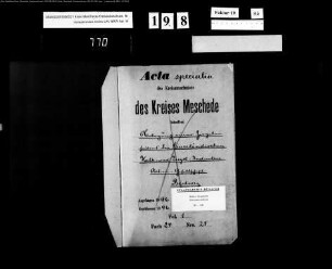 Anlage einer Ziegelei durch die Sauerländische Kalk- und Ziegelindustrie AG Bestwig Bd.1