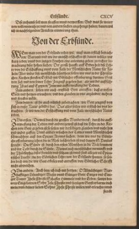 Von der Erbsünde.