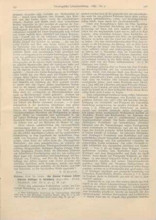 157-160 [Rezension] Steiner, Heinr., Der Zürcher Professor Johann Heinrich Hottinger in Heidelberg 1655 - 1661