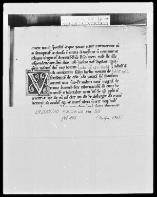 Lectionarium Missae — Initiale V(idi), Folio 146recto