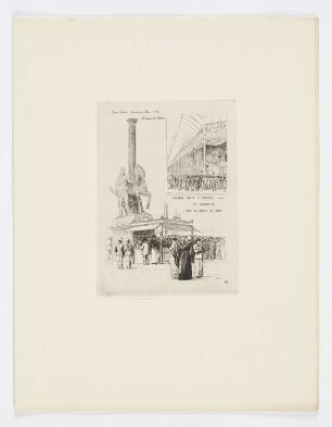 Exposition Universelle 1878: Champ-de-Mars, Galerie dans le palais et buvette sur le pont d’Iena, Blatt 41 der Folge "L’Exposition Universelle 1878"