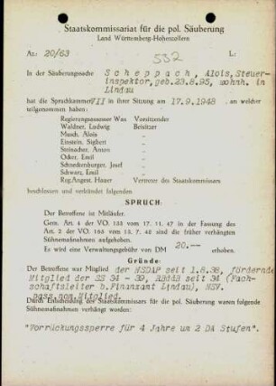 Scheppach, Alois