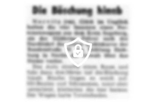 Die Böschung hinab