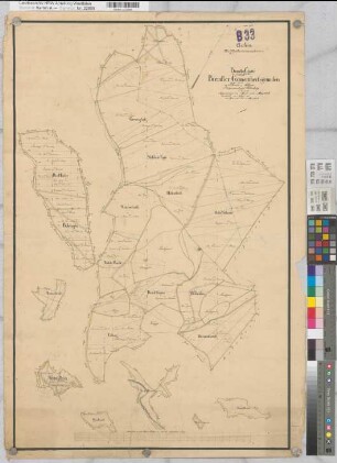 Plettenberg (Plettenberg), Teilung der Bremker Gemeinheiten, Brouillonkarte