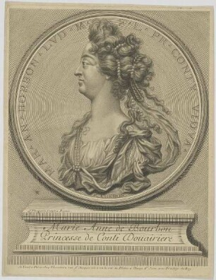 Bildnis der Marie Anne de Bourbon, Princesse de Conti