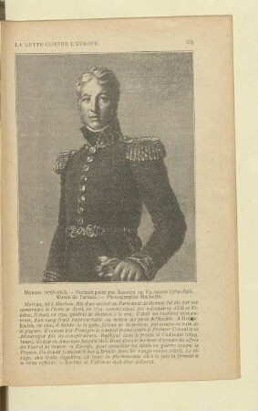 Moreau (1763 - 1813). - Portrait peint par Barbier de Valbonne (1769 - 1846). Musée de l'armée. - Photographie Hachette
