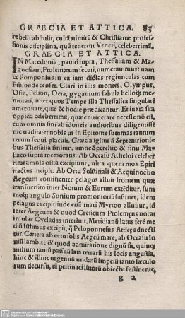Graecia et Attica.