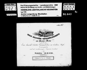 Carl Herz: Der kleine Opernfreund / am Piano-Forte ... von / Carl Herz / Heft 5 (auf Überklebung:) Stuttgart bei G.A. Zumsteeg Besitzvermerk: Ada HL