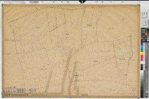 Lette (Coesfeld), Flurbereinigung Lette II, Bl.16 Zuteilungskarte Lette Flur 16