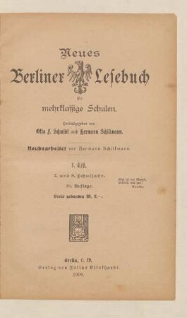 Teil 5 = Schuljahr 7 und 8, [Schülerband]: [Teil 5 = Schuljahr 7 und 8, [Schülerband]]