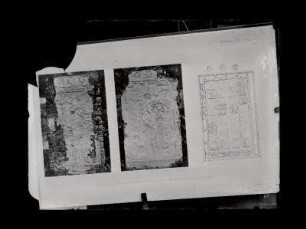 The Palace, House A. - Stucco ornament on the eastern piers. : [Archaeology, Vol. IV., Plate 9]