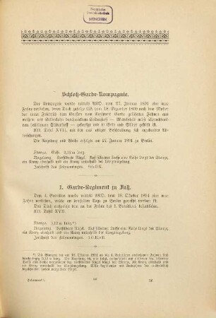 Geschichte der königlich preußischen Fahnen und Standarten seit dem Jahre 1807, 2. Nachtrag,1