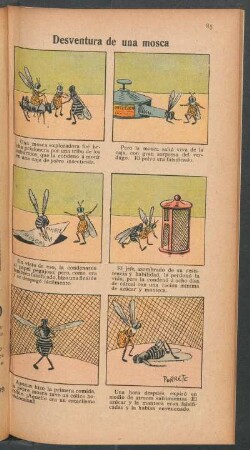 Desventura de una mosca - [Cómic]