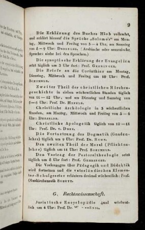 9-11, G. Rechtswissenschaft