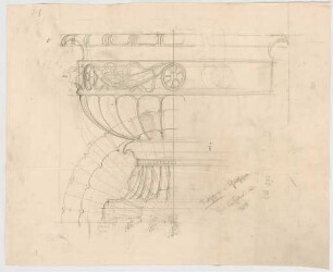 Thiersch, Friedrich von; Wiesbaden; Kurhaus - Vase (Teilansicht)