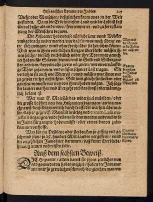 Auß dem sechsten Beweiß.