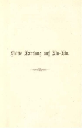 Dritte Landung auf Liu-Kiu