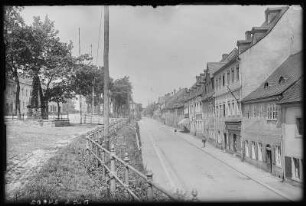 Grünhain. Edelmannstraße und Markt