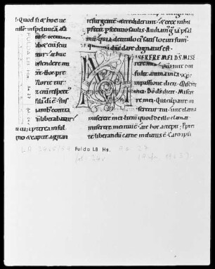 Augustinus, Enarrationes in Psalmos 51-100 — Initiale M, Folio 24 verso