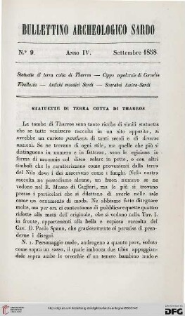 4: Statuette di terra cotta di Tharros