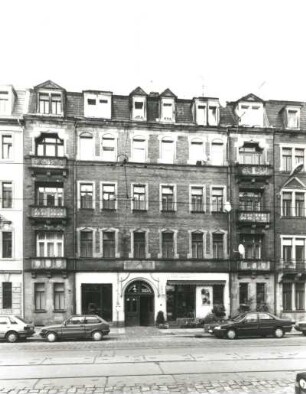 Dresden-Neustadt, Fritz-Reuter-Straße 14. Wohnhaus mit Laden (um 1900)