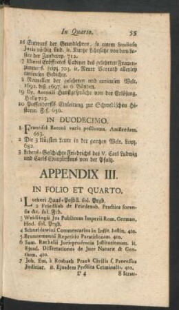 Appendix III.