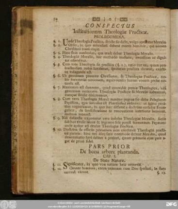 Conspectus Institutionum Theologiae Practicae.