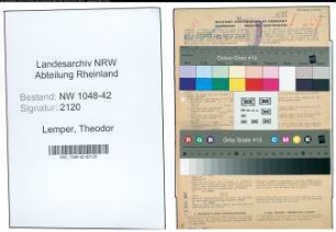 Entnazifizierung Theodor Lemper , geb. 21.11.1890 (Schhriftsetzer)