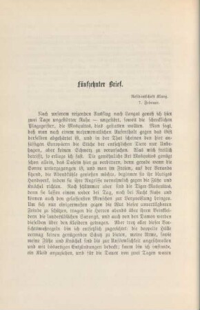 Fünfzehnter Brief