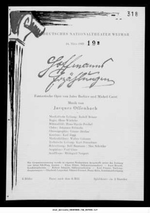 Hoffmanns Erzählungen