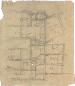 Hildebrand, Adolf von; Haus Schlederloh - Schnitt