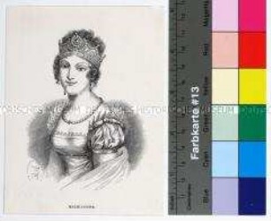 Porträt der jungen französischen Kaiserin Marie Louise