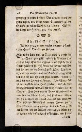 66-74, Fuenfte Anfrage
