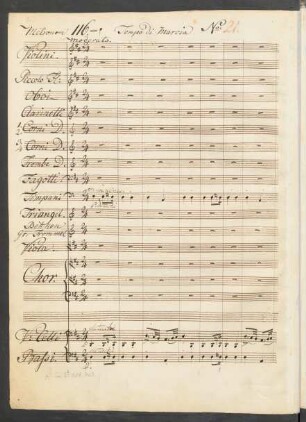 No. 21. [Coro] Tempo di Marcia